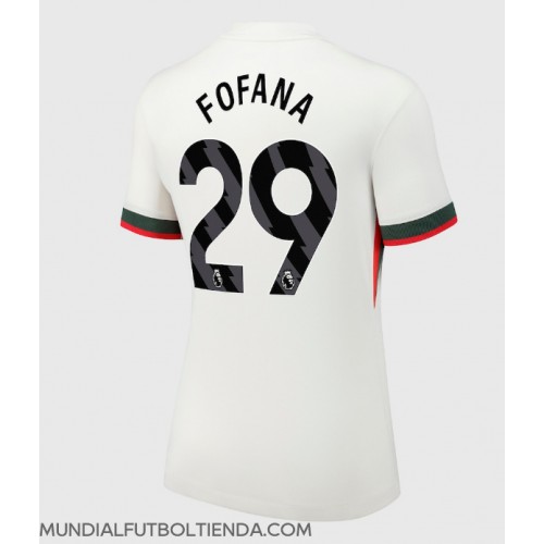 Camiseta Chelsea Wesley Fofana #29 Segunda Equipación Replica 2025-26 para mujer mangas cortas